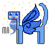 Blue Nessy ( with wings)