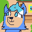 Arctic Wolf with fox hat - Animal Jam