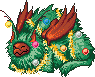 Christmas Green Tree Dragon 2