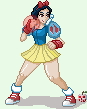Streetfighter Snowhite (by theeuph365740)+energy sphere punch