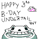 undertale turned 3 yesterday