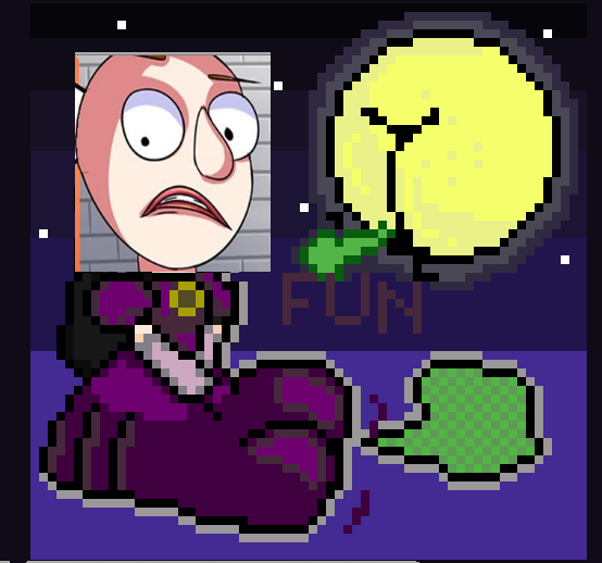 i do put up this ad that that all the people were looking baldi at this fart meme