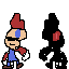 mario versus shadow mario