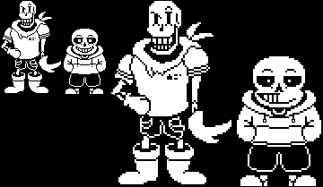 Swap sans battle sprite