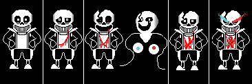 My Sans Phases (Undertale Determination)