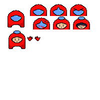 Among Us: Crewmate OR IMPOSTER Sprite Sheet
