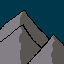 Simple mountain range