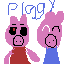 piggy penny with little brother